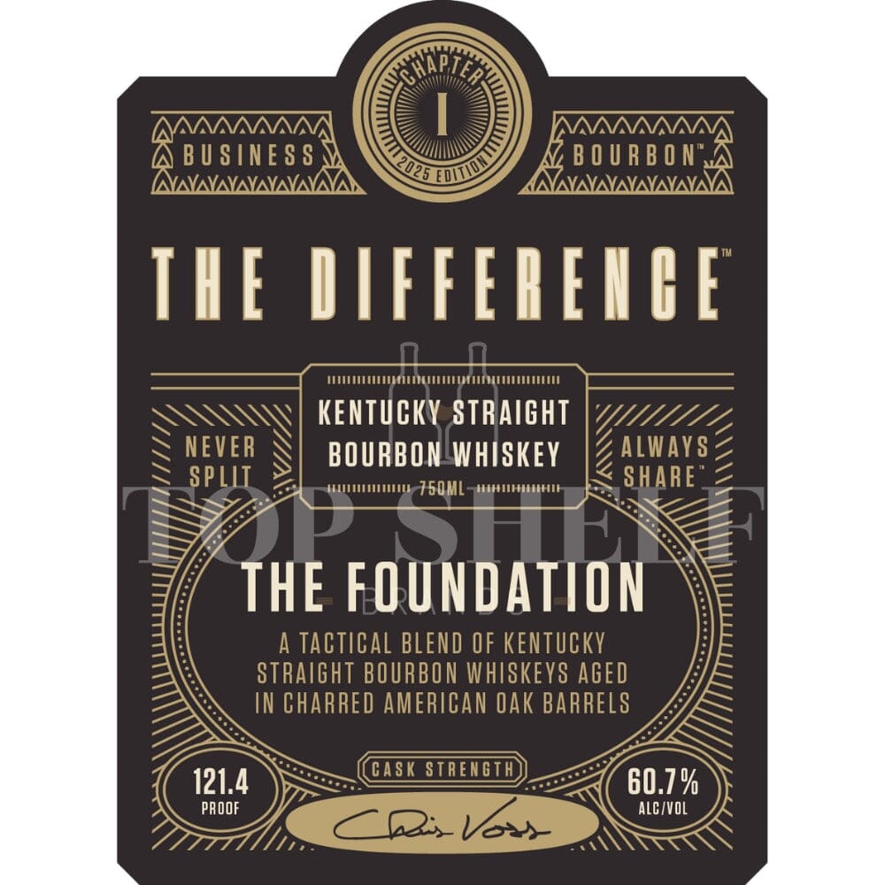 The Difference Chapter 1: The Foundation Bourbon Bourbon The Difference Bourbon 