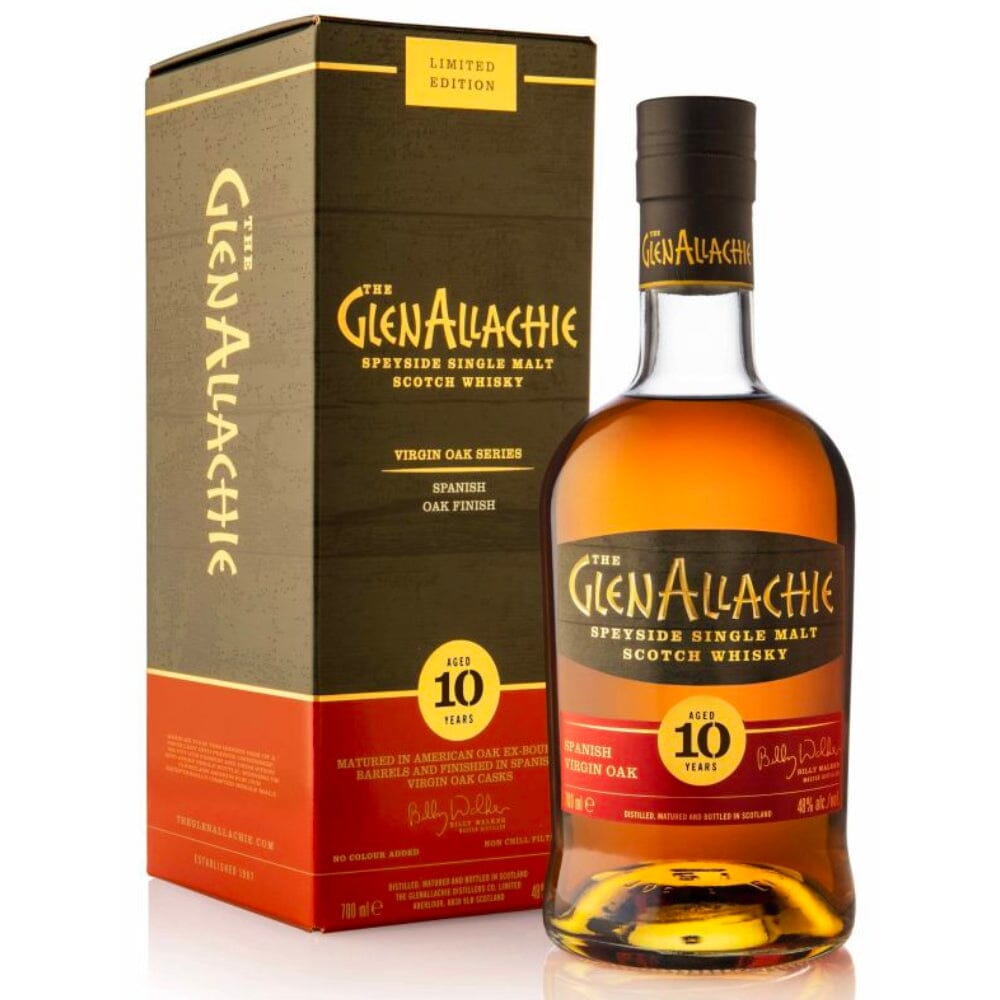 The GlenAllachie 10 Year Old Spanish Virgin Oak Finish Scotch The GlenAllachie 