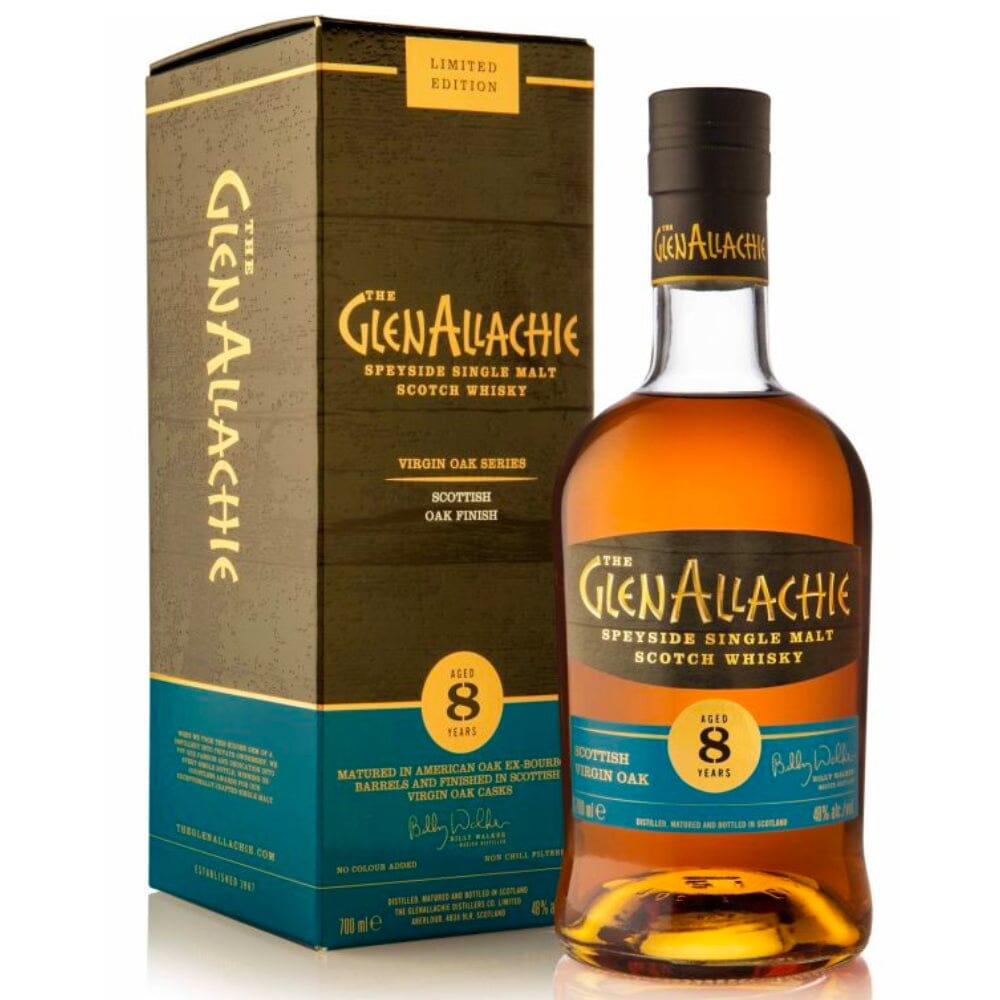 The GlenAllachie 8 Year Old Scottish Virgin Oak Finish Scotch The GlenAllachie 