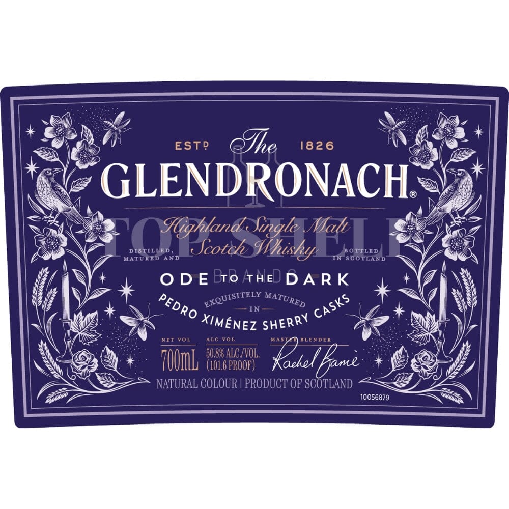 Glendronach Ode to the Dark Single Malt Scotch Scotch Glendronach 