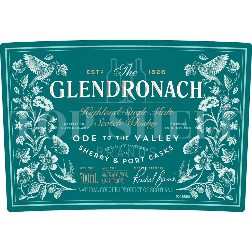 Glendronach Ode to the Valley Single Malt Scotch Scotch Glendronach 