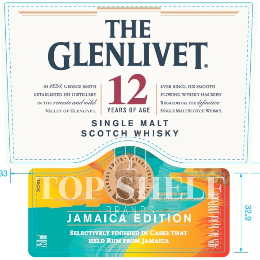 The Glenlivet 12 Year Old Jamaica Edition Scotch The Glenlivet 