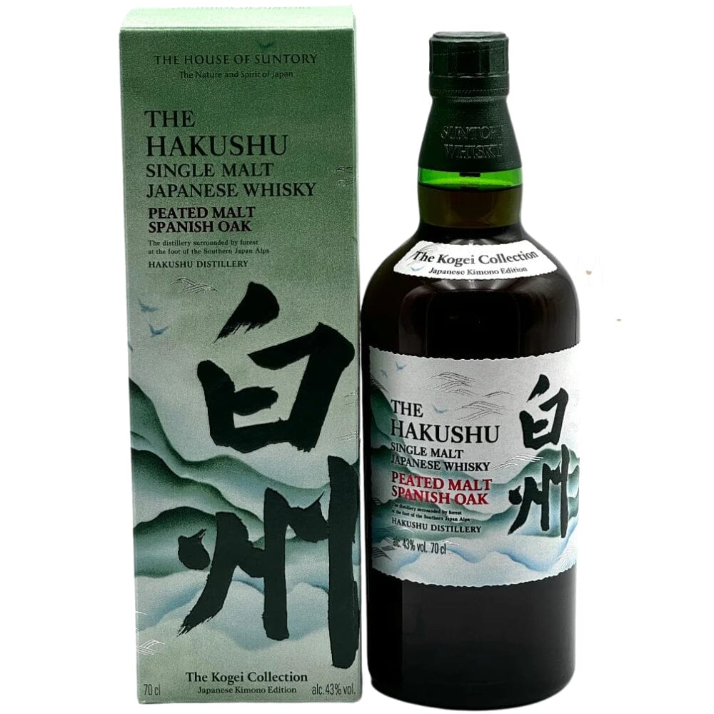 The Hakushu Peated Malt Spanish Oak Kogei Collection 2024 Japanese Whisky Hakushu 