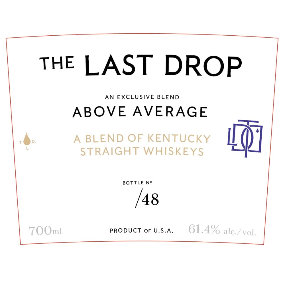 The Last Drop Above Average Blended Whiskey Blended Whiskey The Last Drop Distillers 