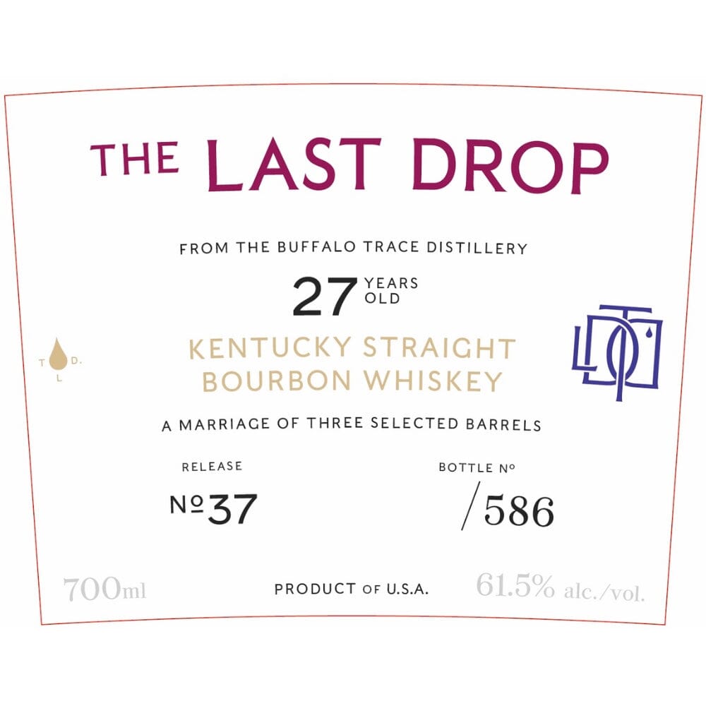 The Last Drop Release No. 37 Buffalo Trace Bourbon Bourbon The Last Drop Distillers 