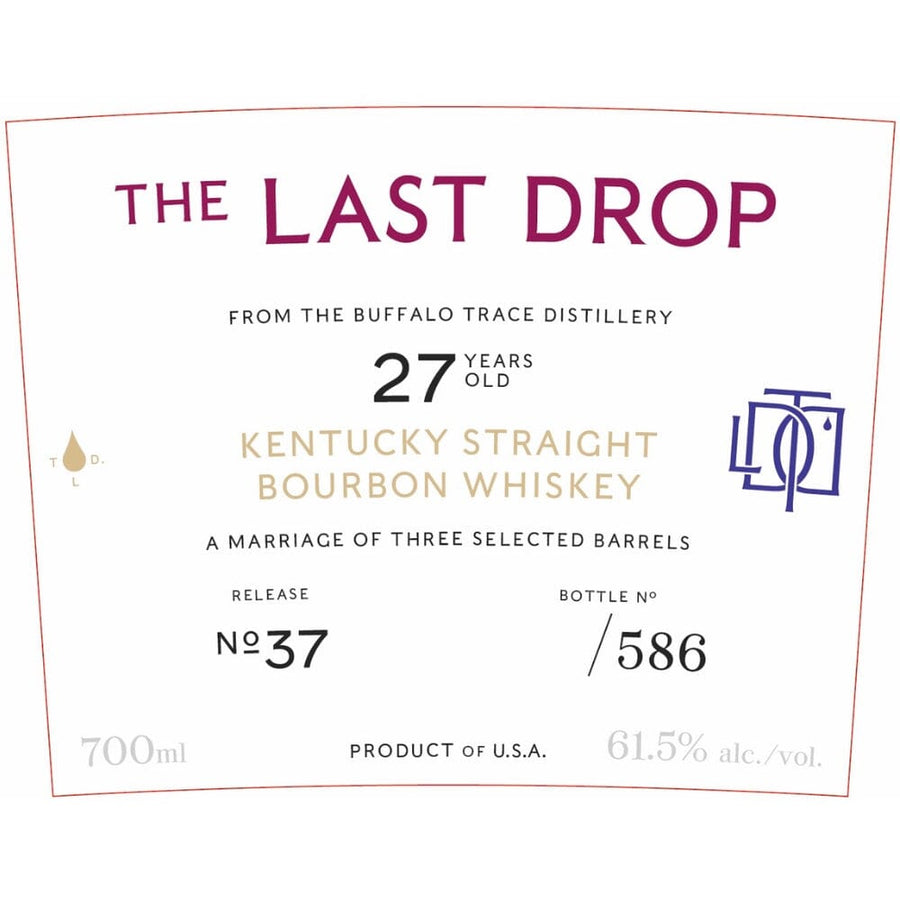 The Last Drop Release No. 37 Buffalo Trace Bourbon Bourbon The Last Drop Distillers 