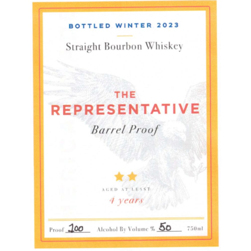 The Representative Barrel Proof 4 Year Old Winter 2023 Bourbon Proof and Wood 