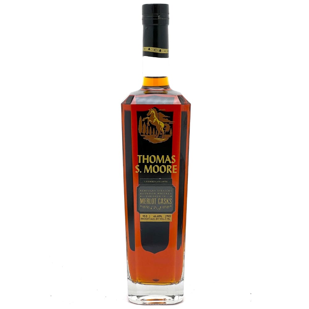 Thomas S. Moore Extended Cask Finish Bourbon Finished In Merlot Casks Kentucky Straight Bourbon Whiskey Thomas S. Moore 