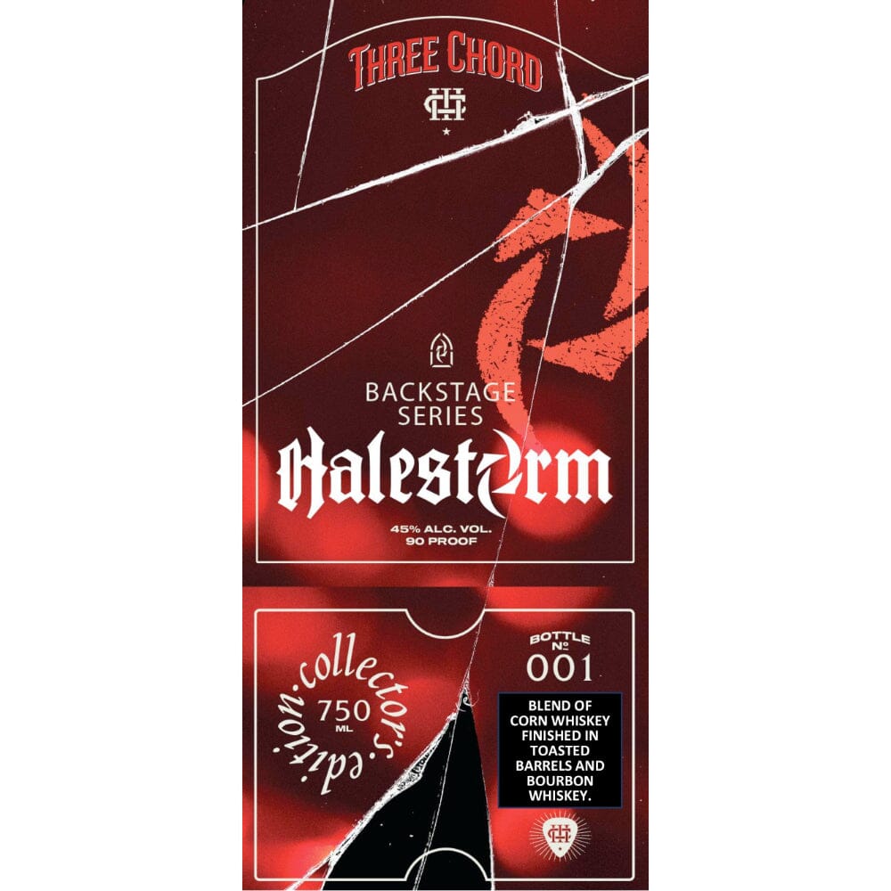 Three Chord Halestorm Blended Corn Whiskey Corn Whiskey Three Chord 