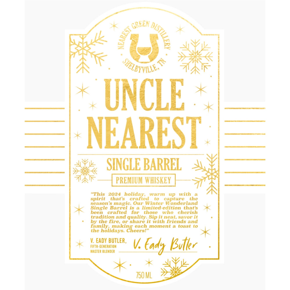 Uncle Nearest Winter Wonderland Single Barrel Whiskey