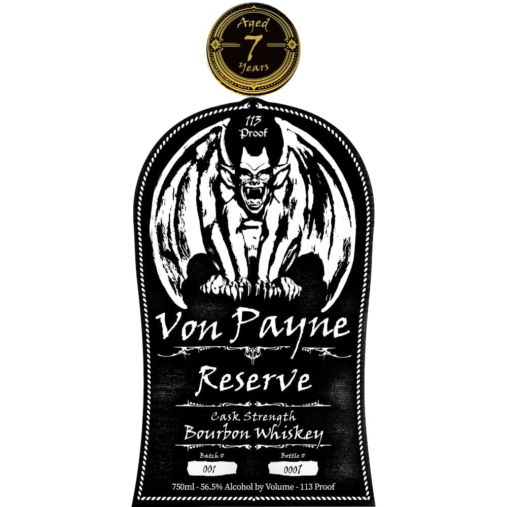 Von Payne Reserve Cask Strength Bourbon Bourbon Von Payne 