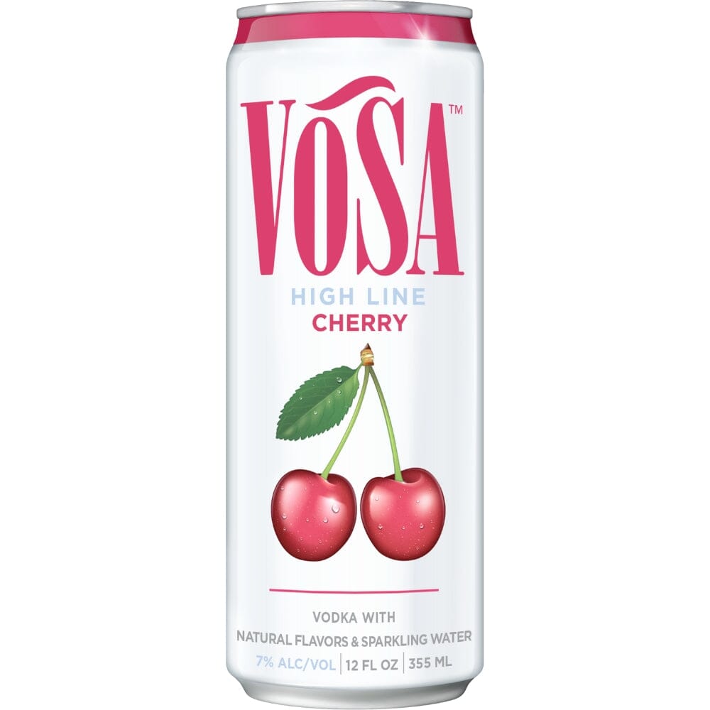 Vosa Cherry High Line By Kate Upton Canned Cocktails Vosa Spirits 