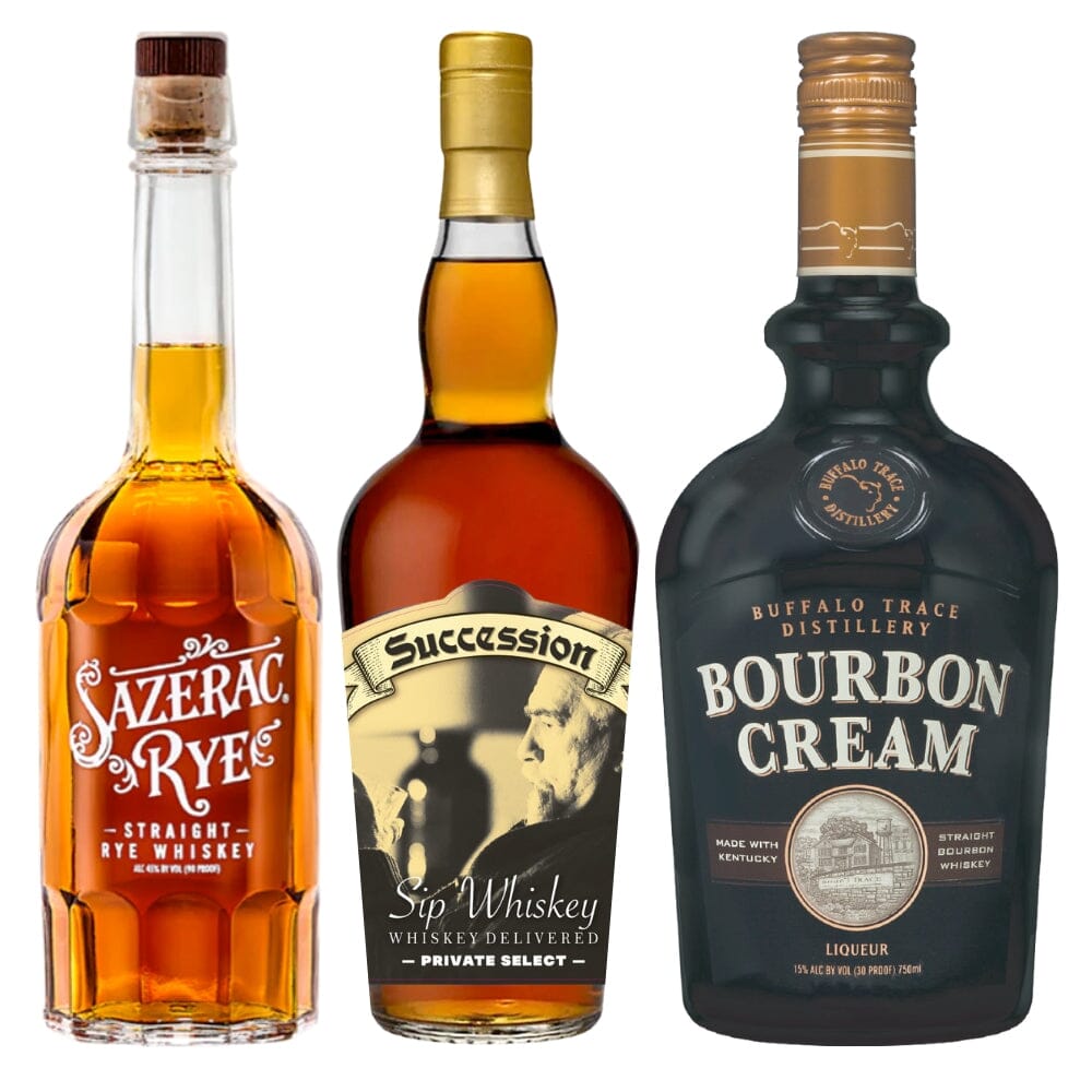 Weller Full Proof "Succession" Sip Whiskey Private Select Bundle Wheated Bourbon W.L. Weller 