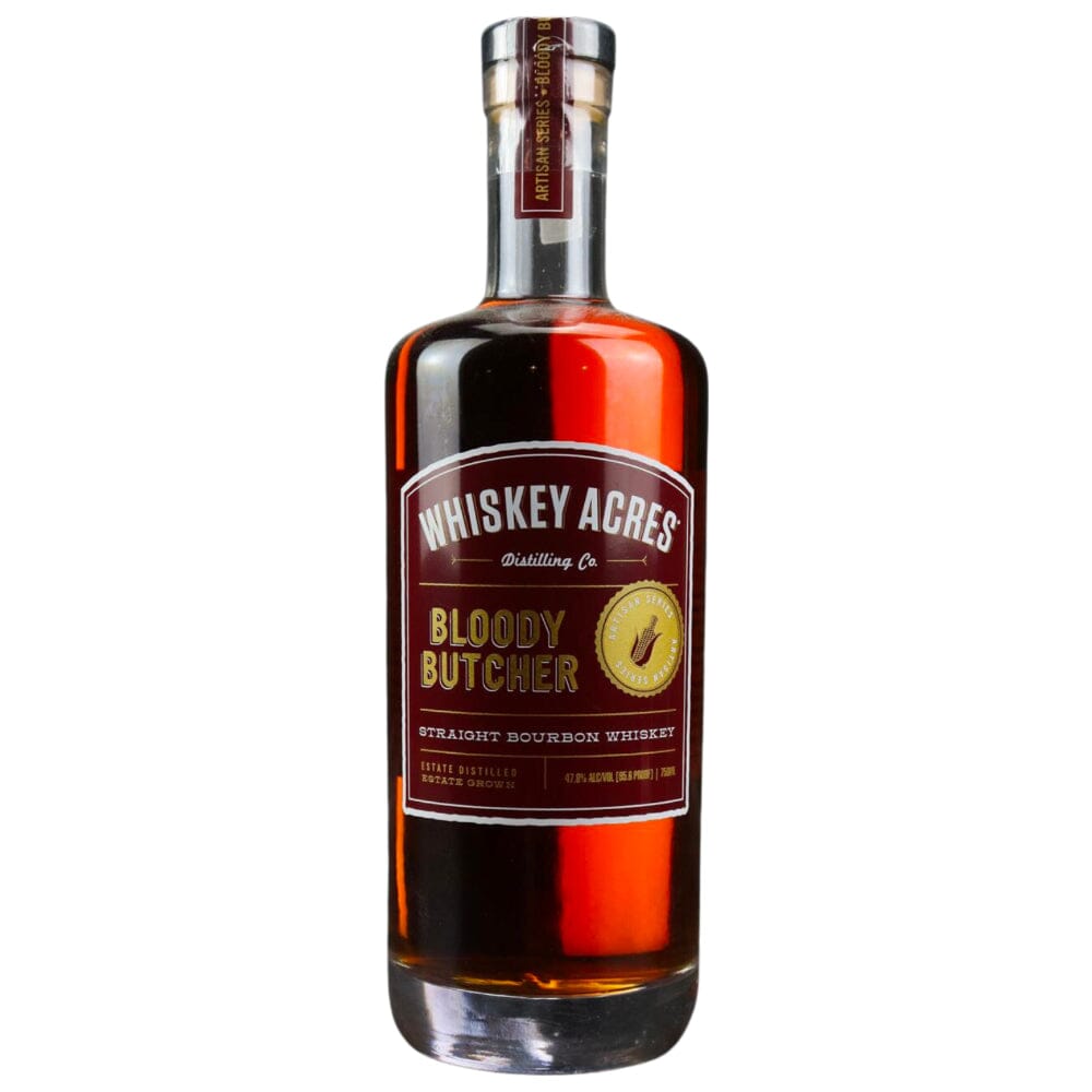 Whiskey Acres Bloody Butcher Bourbon Whiskey Acres 