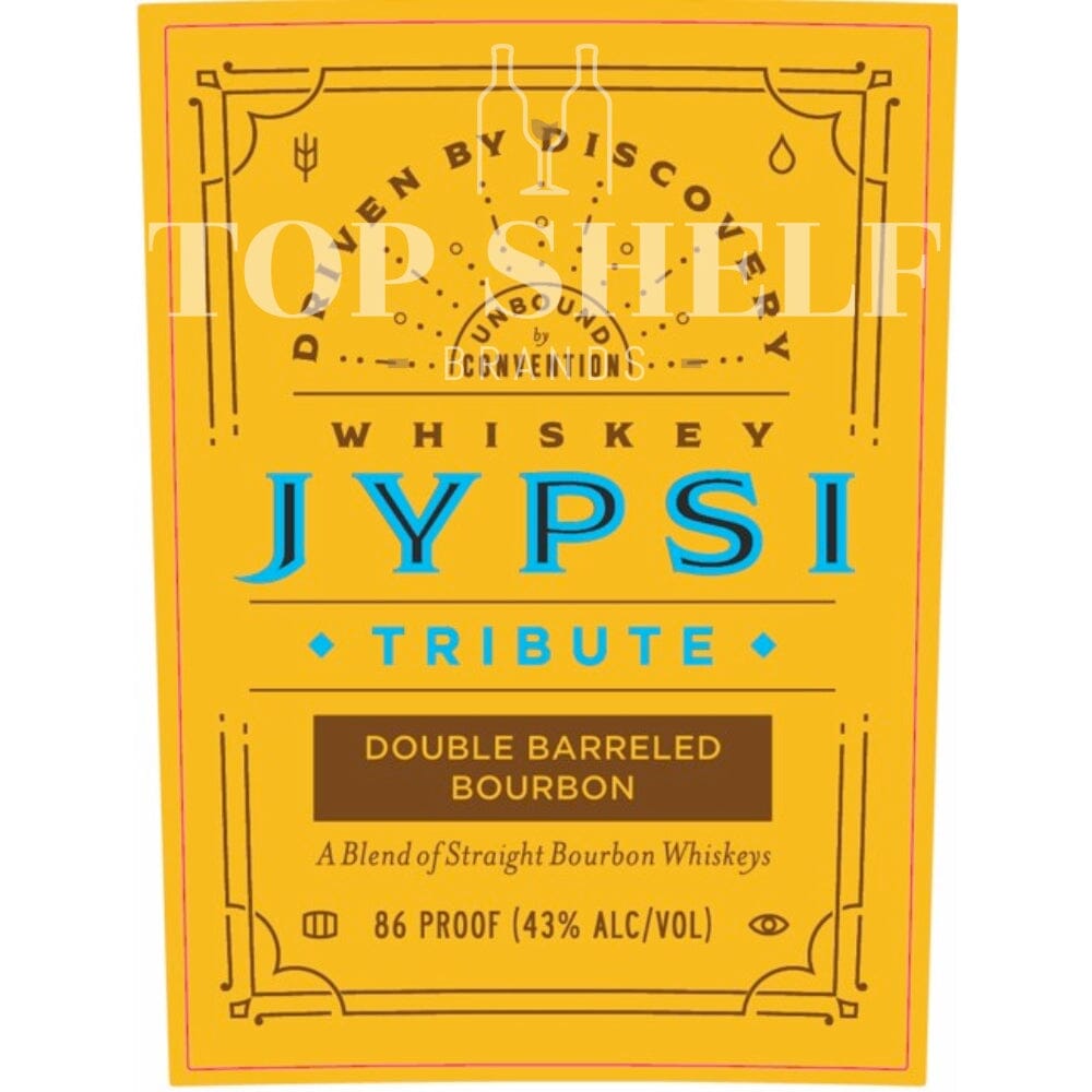 Whiskey JYPSI Tribute Double Barreled Bourbon Bourbon Whiskey JYPSI 