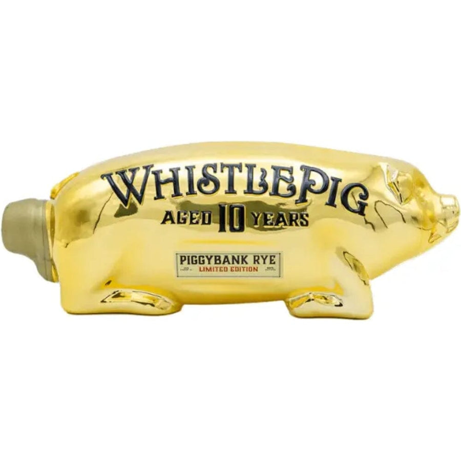 WhistlePig Limited Edition 10 Years Aged Gold Edition Piggybank Rye 1L Rye Whiskey WhistlePig 