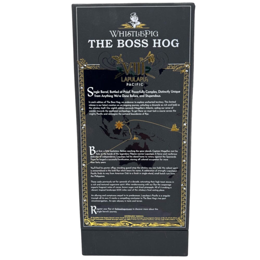 WhistlePig The Boss Hog VIII Lapulapu’s Pacific Straight Rye Whiskey WhistlePig 