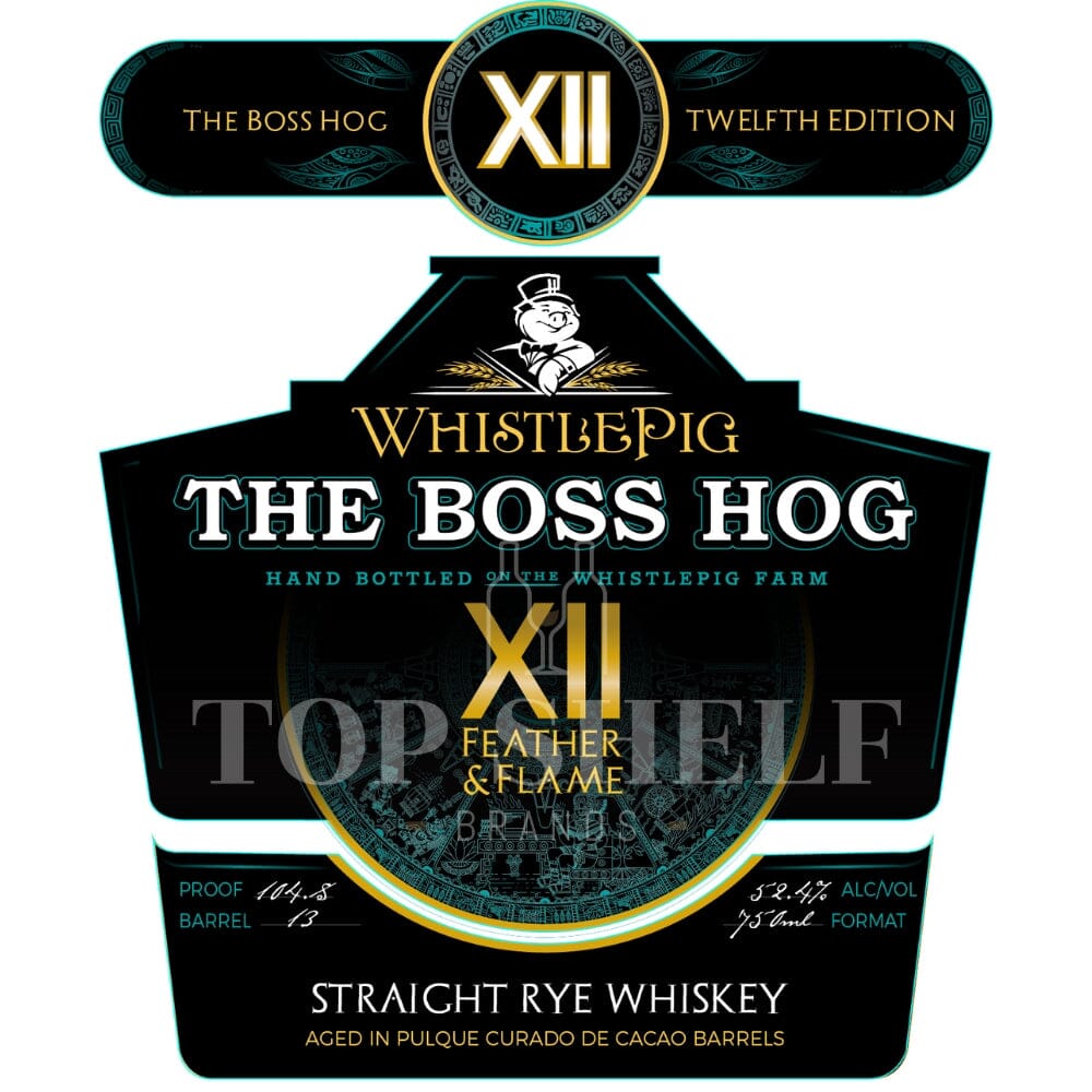 WhistlePig The Boss Hog XII Feather & Flame Rye Whiskey WhistlePig 