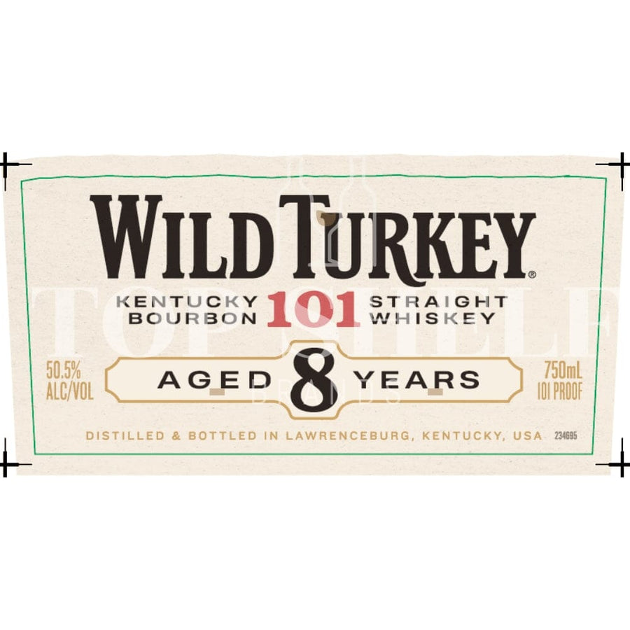 Wild Turkey 101 8 Year Old Bourbon Bourbon Wild Turkey 