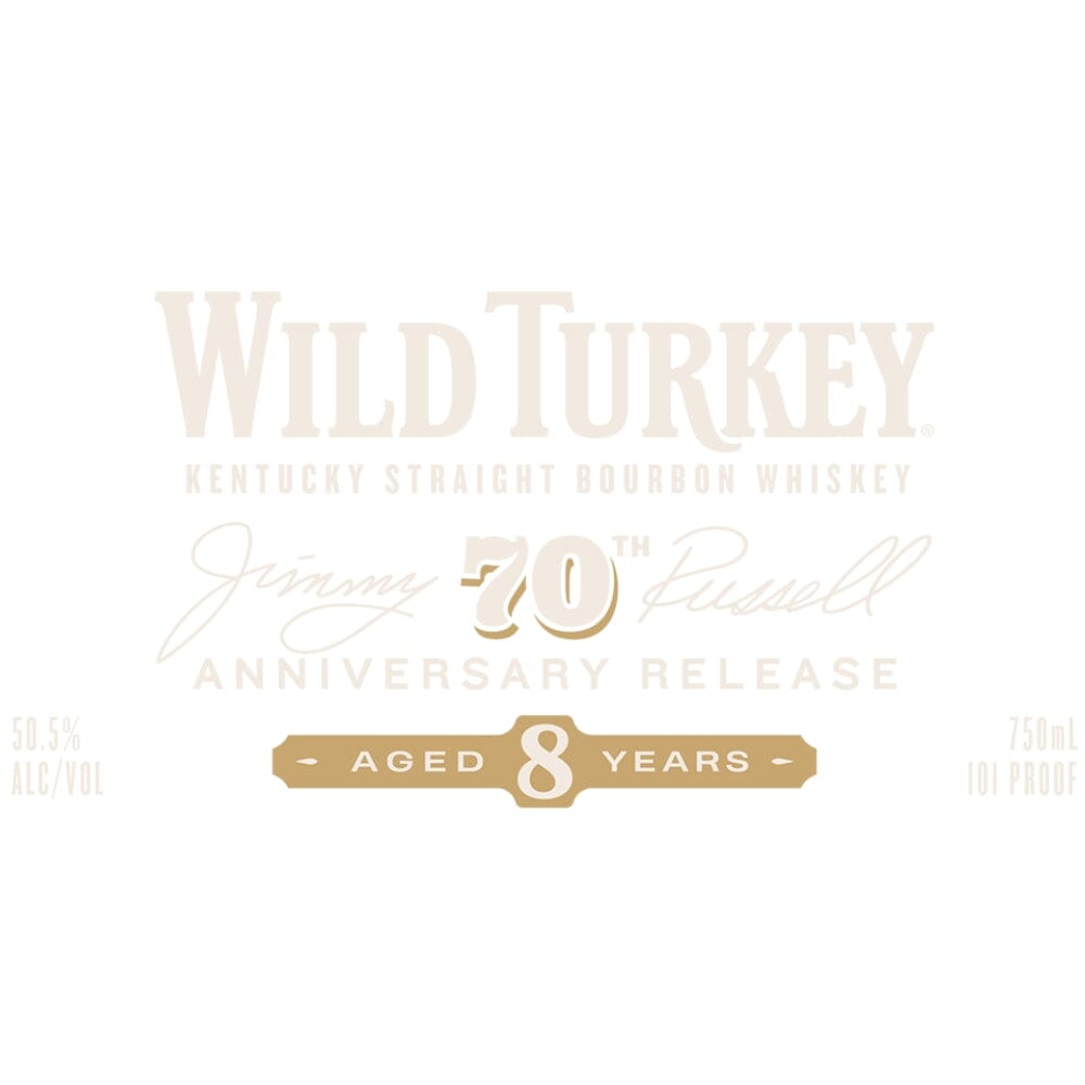 Wild Turkey Jimmy Russell 70th Anniversary Release Bourbon Wild Turkey 