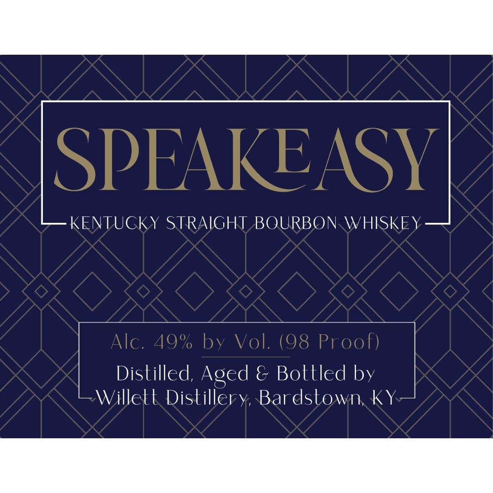 Willett Speakeasy Kentucky Straight Bourbon Bourbon Willett Distillery 