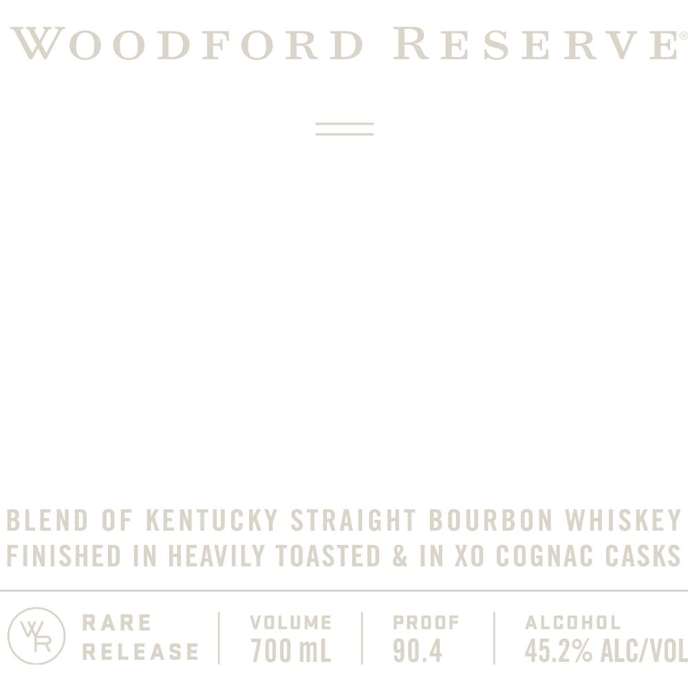 Woodford Reserve Bourbon Finished in Heavily Toasted & XO Cognac Casks Bourbon Woodford Reserve 