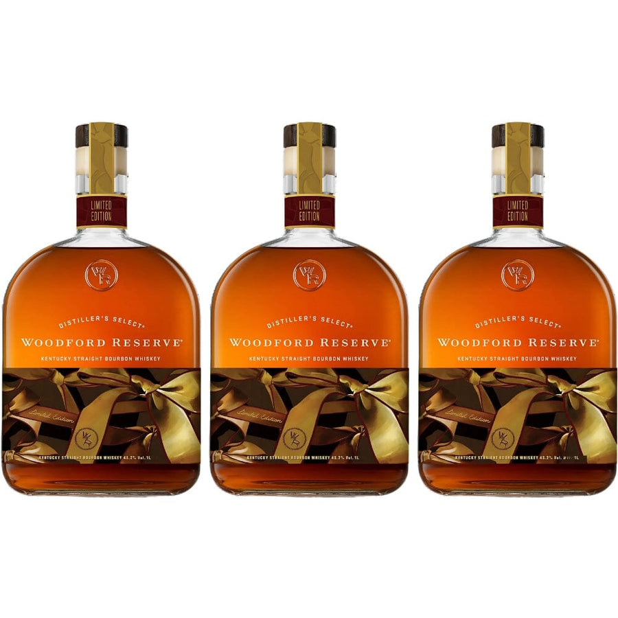 Woodford Reserve Holiday Edition 2024 1L 3pk Bourbon Woodford Reserve 