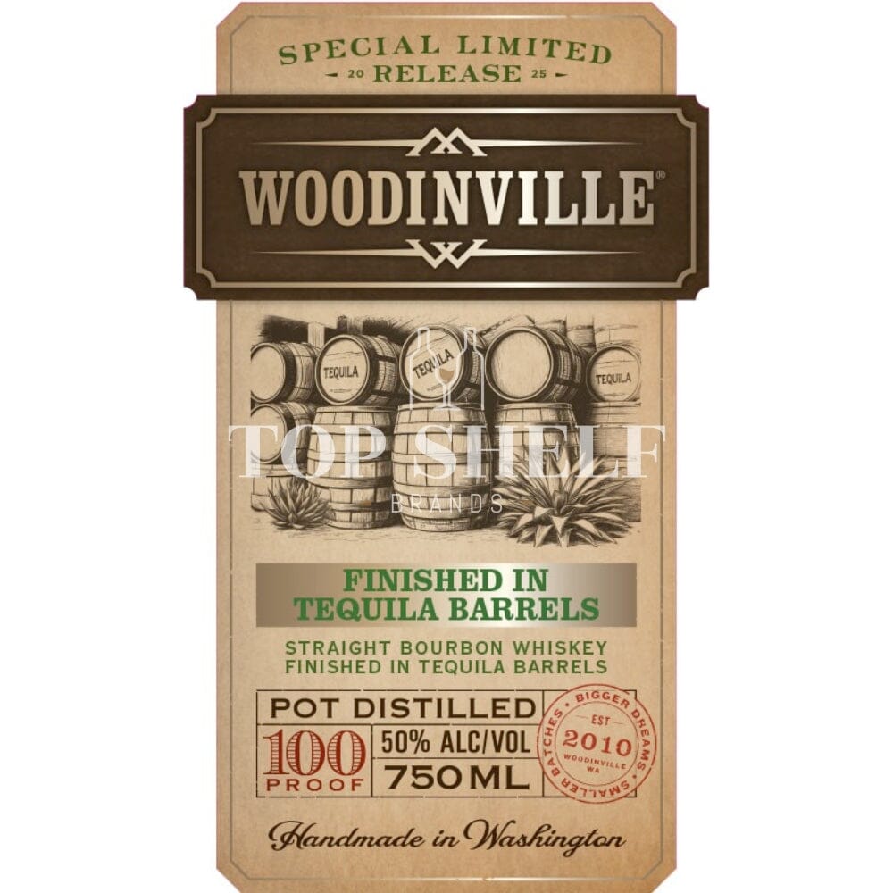 Woodinville Bourbon Finished in Tequila Barrels Bourbon Woodinville 