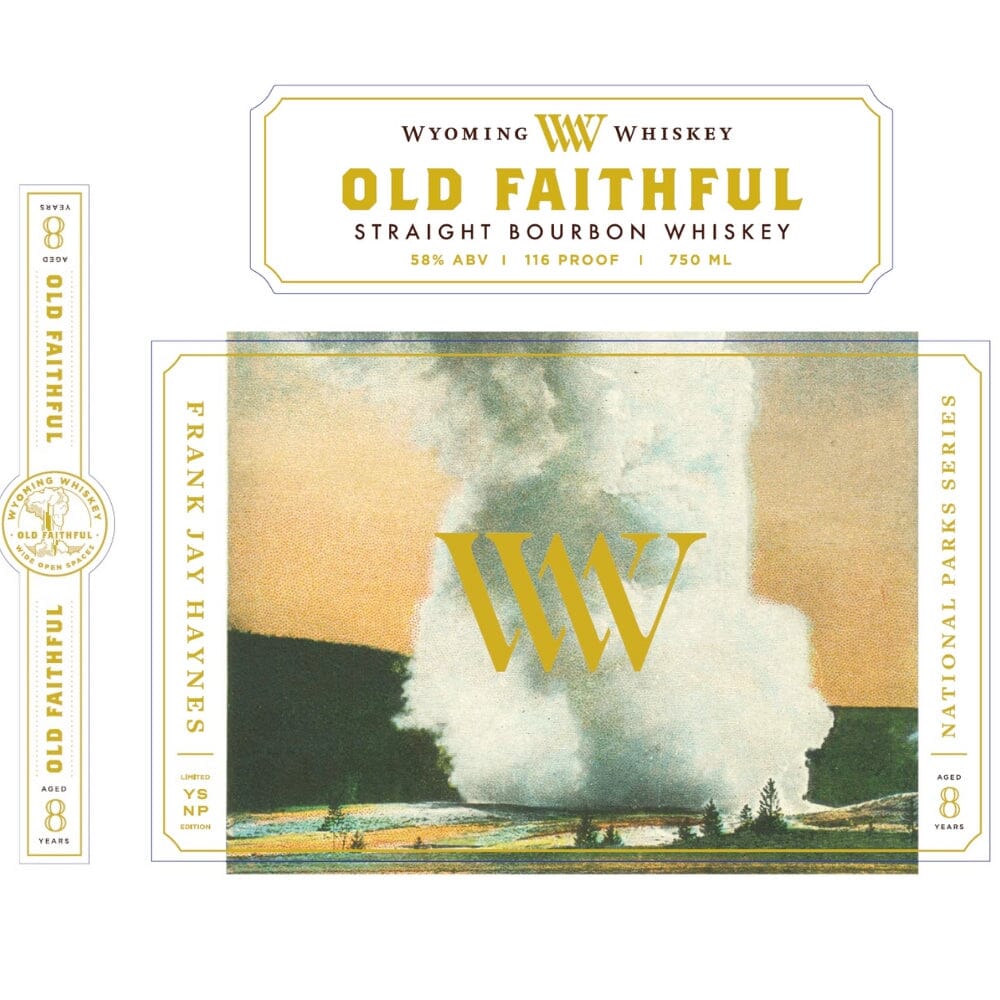 Wyoming Whiskey Old Faithful 8 Year Old Bourbon Bourbon Wyoming Whiskey 