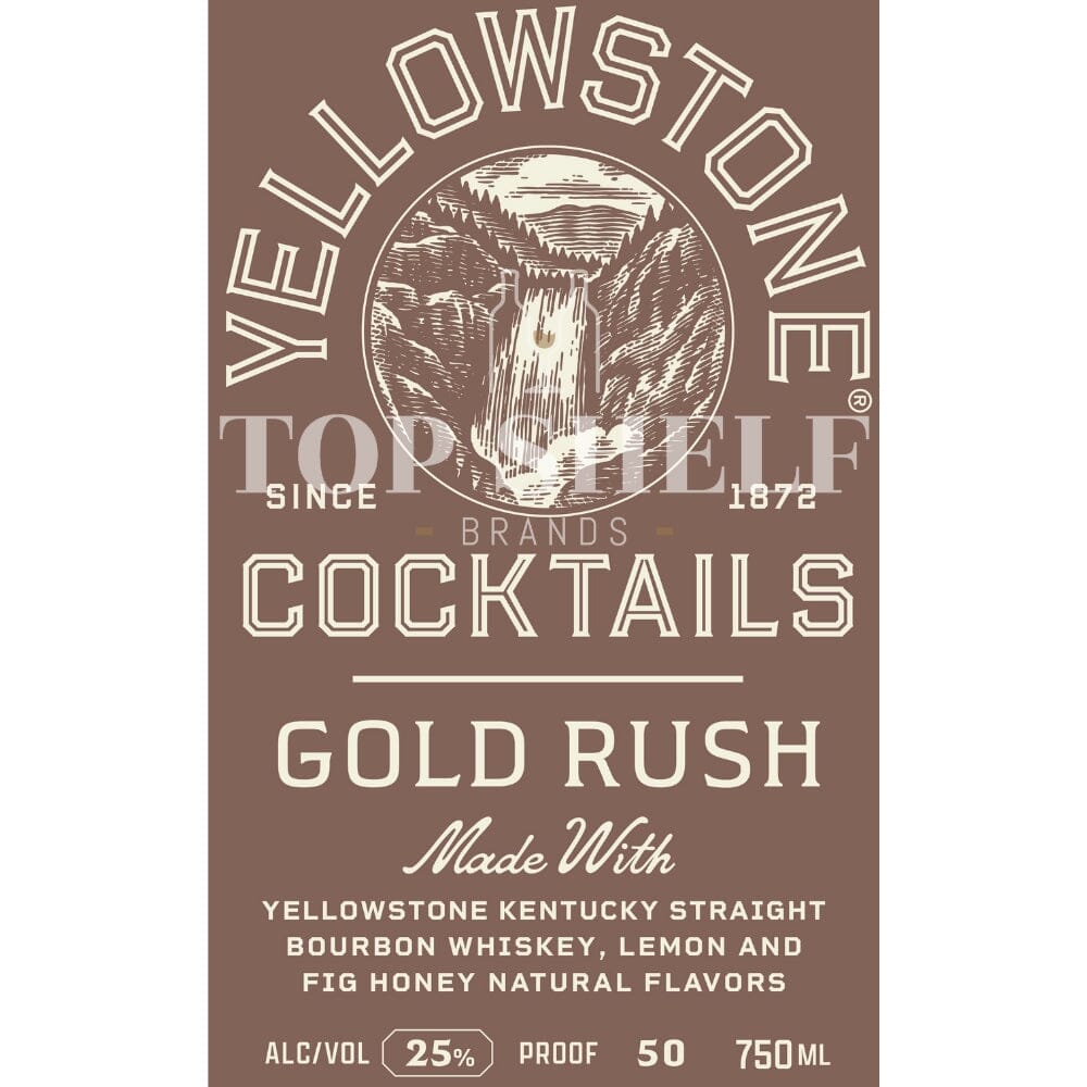 Yelllowstone Cocktails Gold Rush Ready-To-Drink Cocktails Yellowstone 