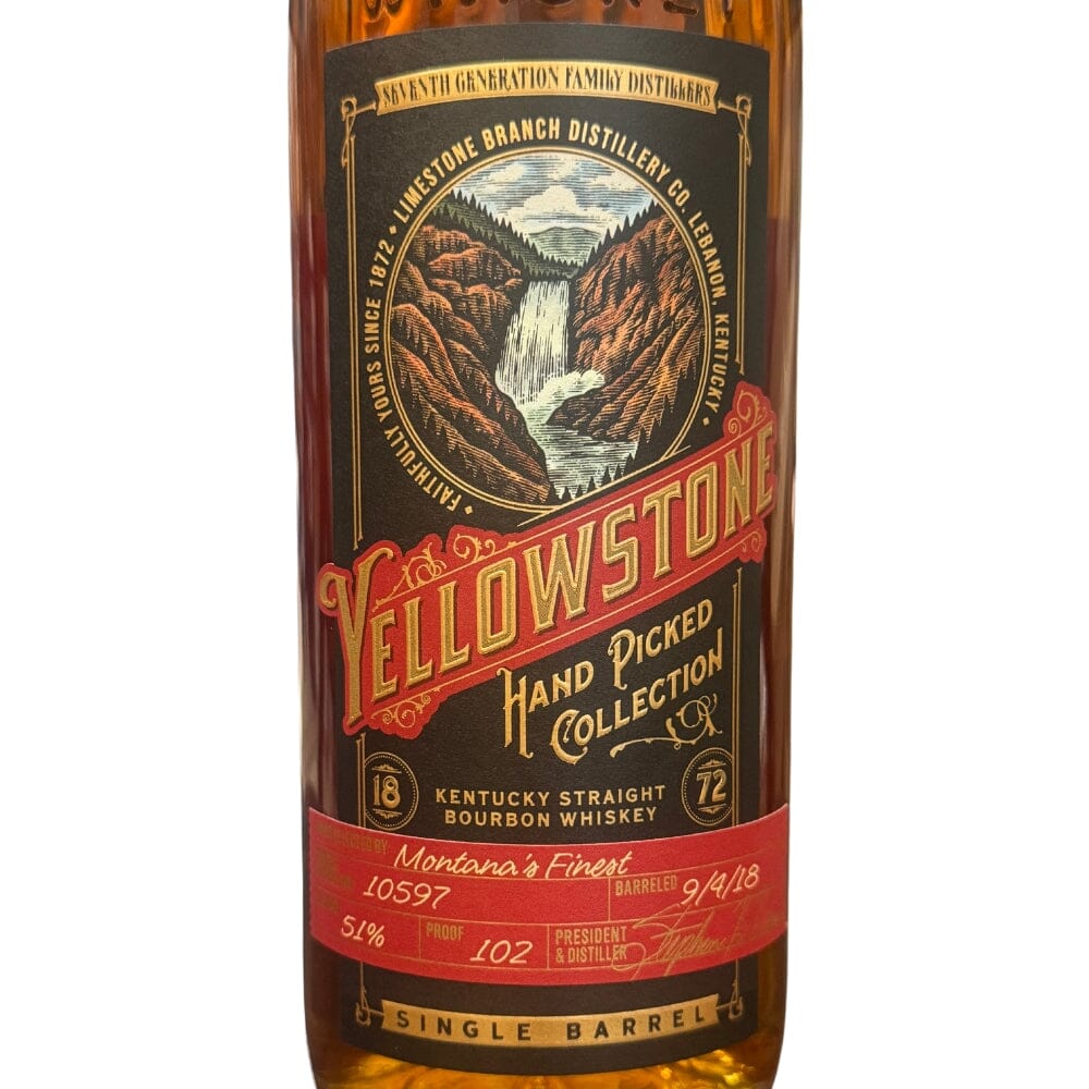 Yellowstone Hand Picked Collection "Montana's Finest" By Sip Whiskey Bourbon Yellowstone 