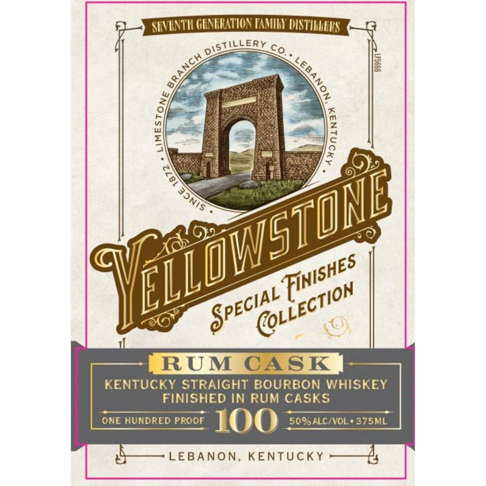 Yellowstone Rum Cask Bourbon Special Finishes Collection 375ml Bourbon Yellowstone 