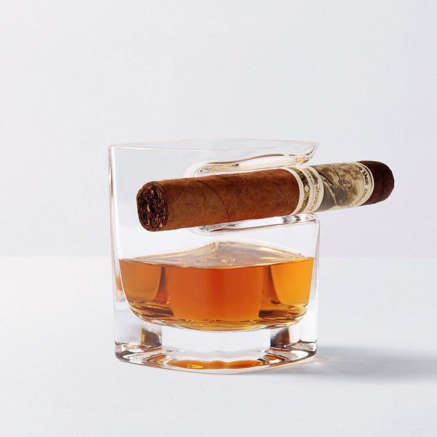 Cigar Glass for Bourbon Cigar Accessories Pappy & Company 