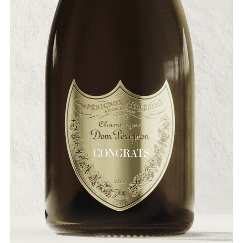 Dom Pérignon Brut Champagne "CONGRATS" Shield Champagne Dom Pérignon 