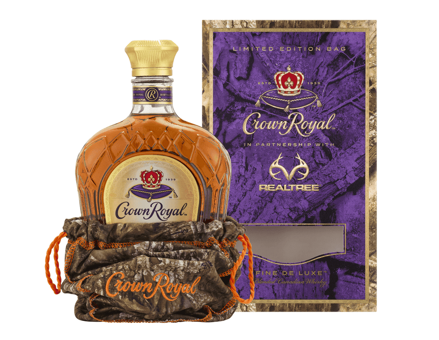 Crown Royal x REALTREE Fine De Luxe Limited Edition Camo Bag 3 Pack Whiskey Crown Royal 
