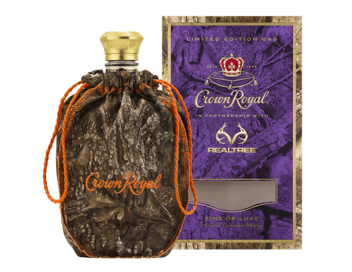 Crown Royal x REALTREE Fine De Luxe Limited Edition Camo Bag 3 Pack Whiskey Crown Royal 