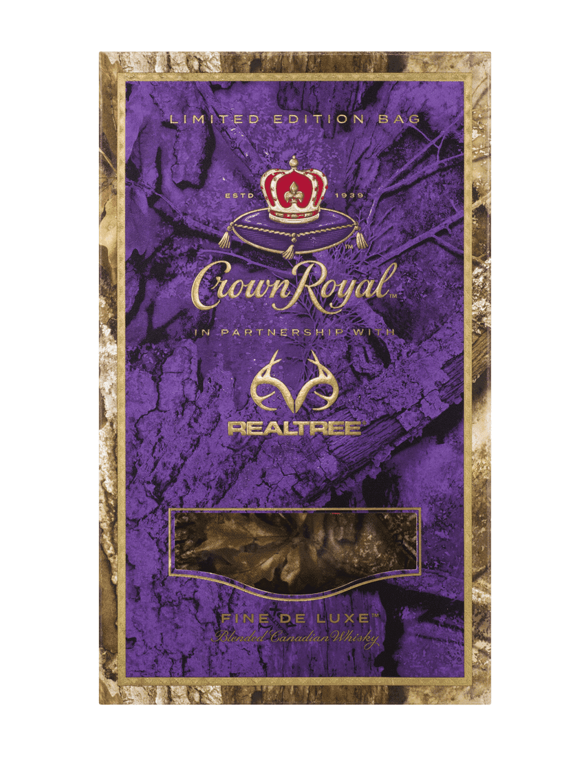 Crown Royal x REALTREE Fine De Luxe Limited Edition Camo Bag