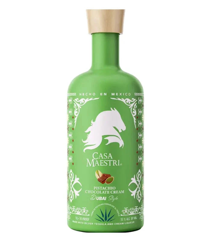 Casa Maestri Pistachio Chocolate Cream Dubai Style Liqueur 750mL Liqueur Casa Maestri 