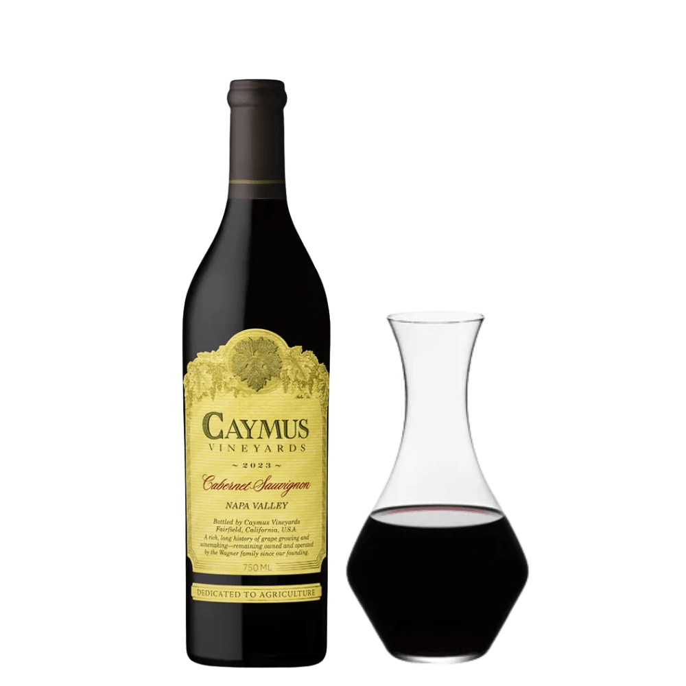 Caymus Vineyards Napa Valley Cabernet Sauvignon 2023 with RIEDEL Wine Decanter Gift Set Wine Gift Set Caymus Vineyards 