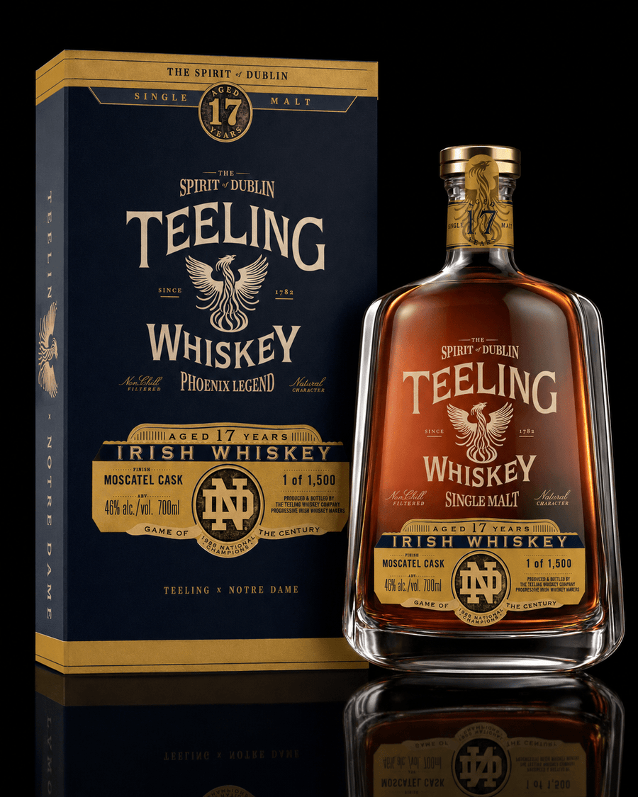 Teeling Phoenix Legend 17 Year Notre Dame V.3 Irish Whiskey Whiskey Teeling Whiskey 
