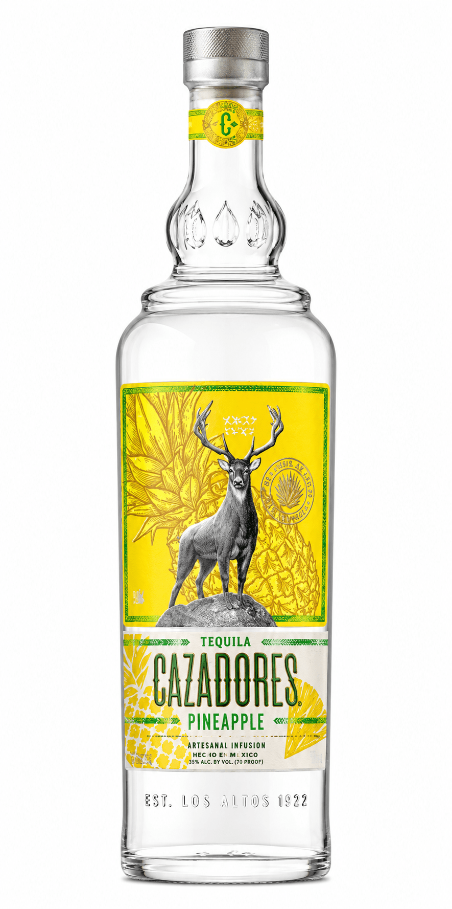 Cazadores Pineapple Tequila Mexican Flavored Spirit Tequila Cazadores Tequila 