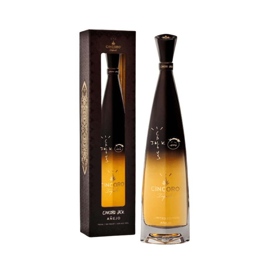 Cincoro Jack Anejo W/ Limited 'Cactus Jack' Engraving Tequila Cincoro Tequila 