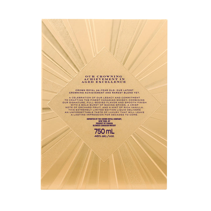 Crown Royal 32 Year Old Extra Rare Canadian Whisky Crown Royal 