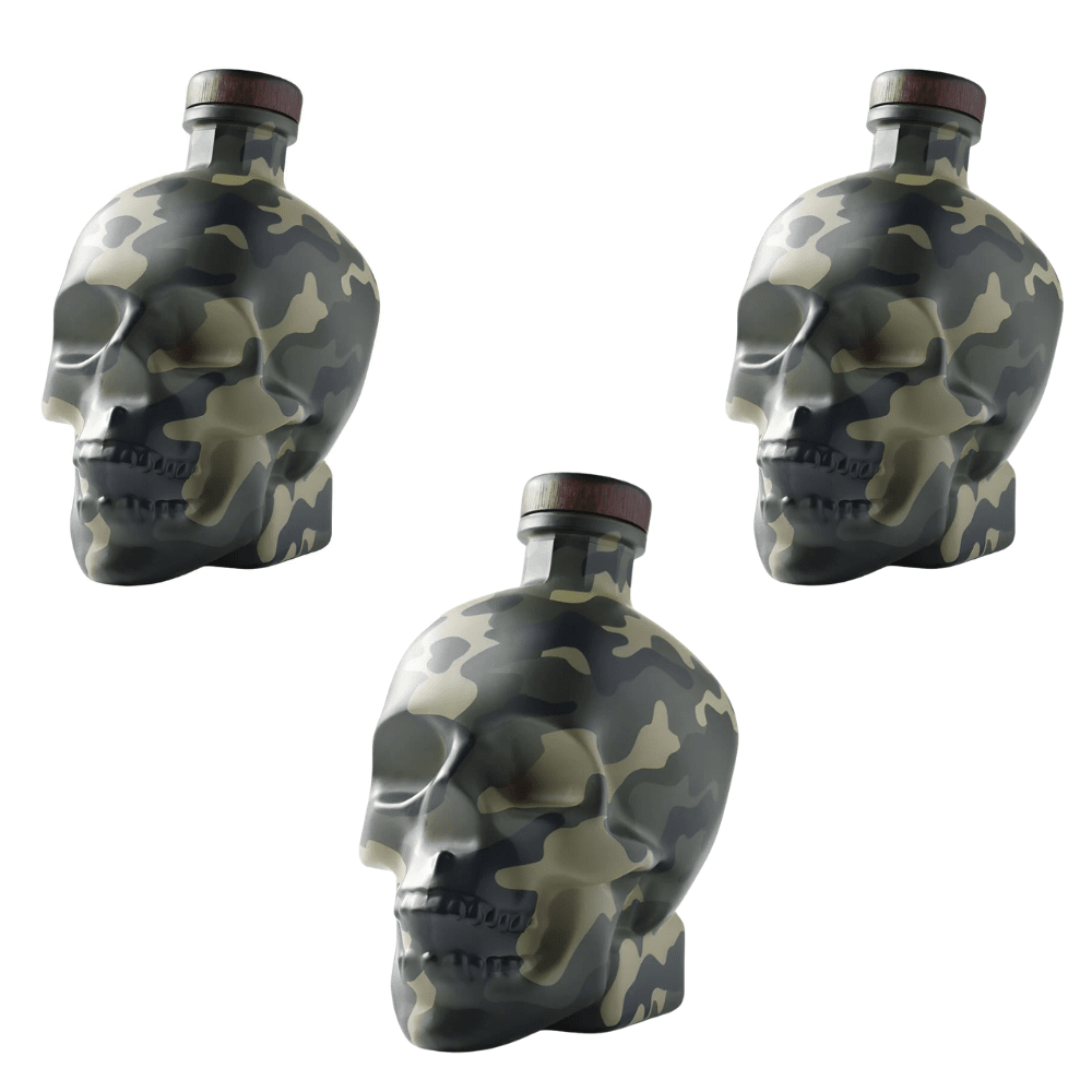 Crystal Head Camo Limited Edition Vodka 3PK Vodka Crystal Head 