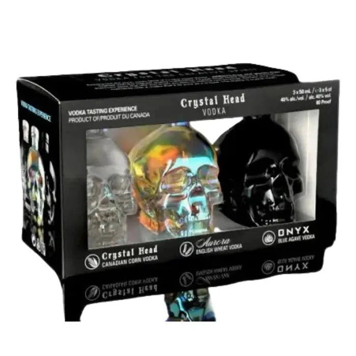 Crystal Head Vodka 3 x 50ml Mini Pack Tasting Set Canada Vodka Crystal Head 