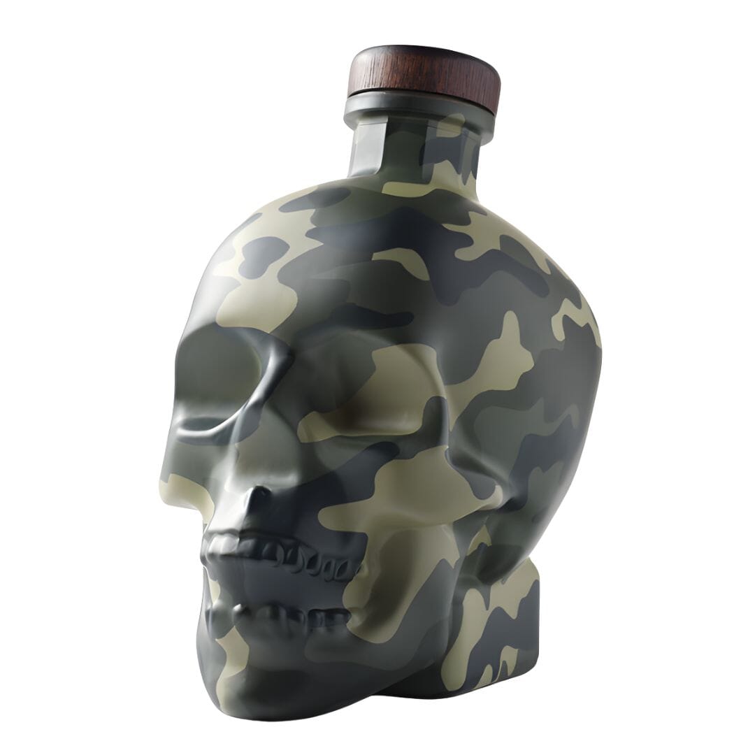 Crystal Head Vodka Camo Bottle Limited Edition Vodka Crystal Head Vodka 