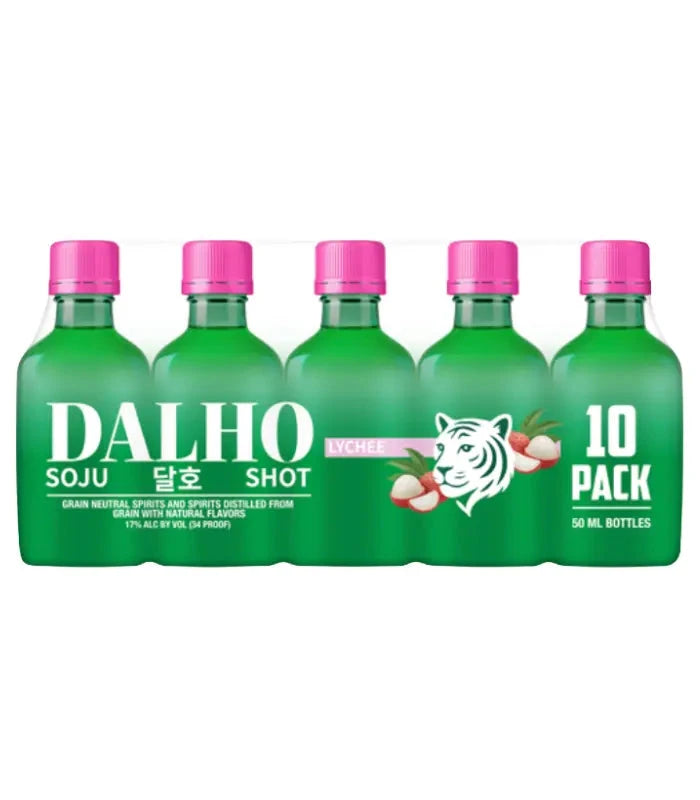 Dalho Soju Lychee 50mL 10-Pack soju Seolha 