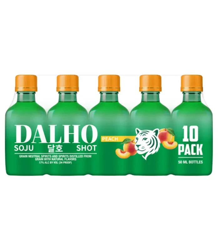Dalho Soju Peach 50mL 10-Pack soju Seolha 