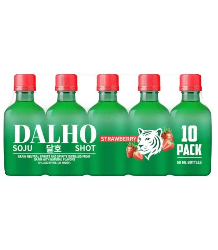 Dalho Soju Strawberry 50mL 10-Pack soju Seolha 