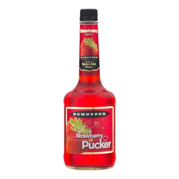 Dekuyper Pucker Strawberry Schnapp 750ml liqueur, other liquors DeKuyper 